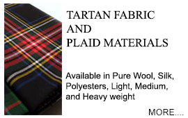 Tartan Fabric, Plaid Materials